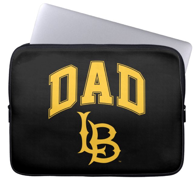 Long Beach State Dad Laptop Sleeve (Front)