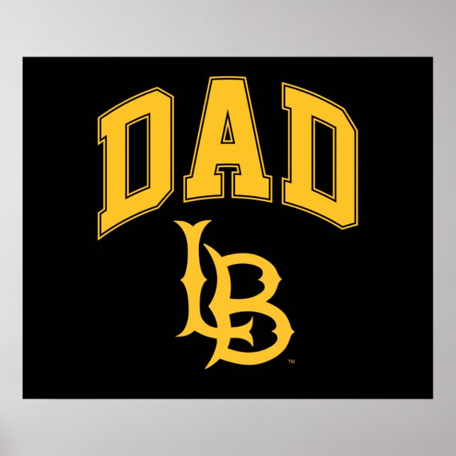 Long Beach State Dad Poster (Front)