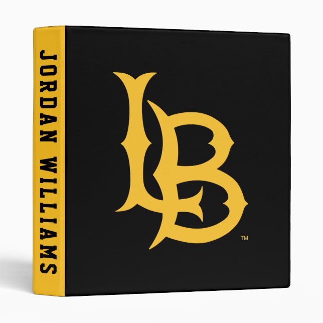 Long Beach State Logo 3 Ring Binder (Front/Spine)