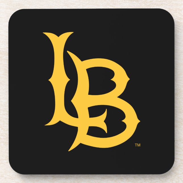Long Beach State Logo Beverage Coaster (Front)