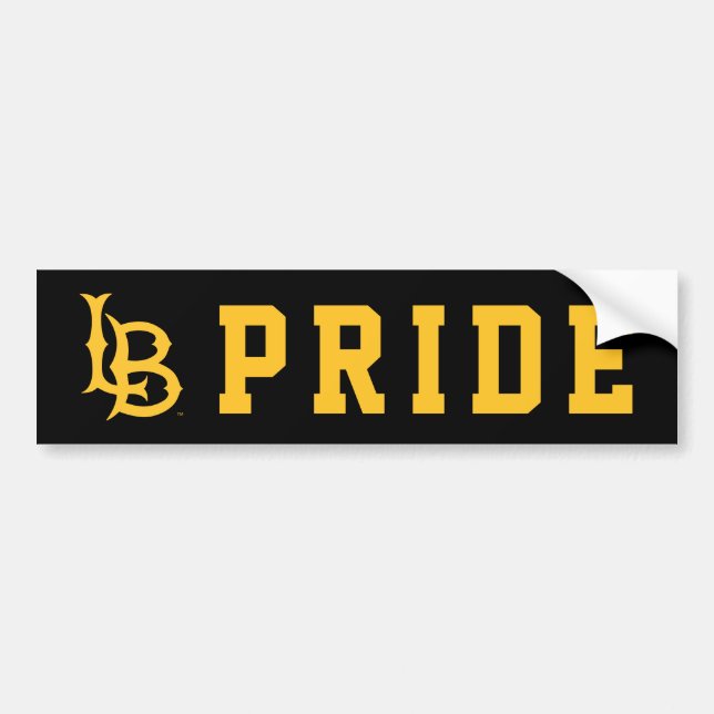 Long Beach State Logo Bumper Sticker (Front)