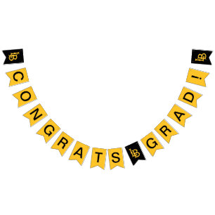 Long Beach State Logo Graduation Bunting Flags