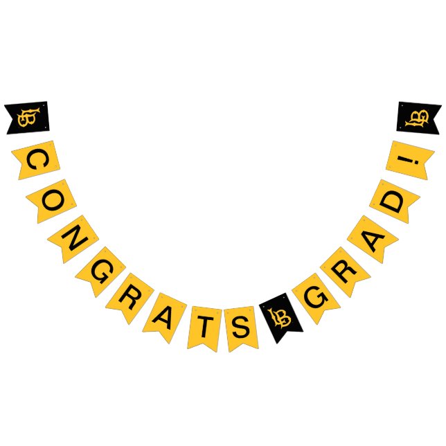 Long Beach State Logo Graduation Bunting Flags (All)