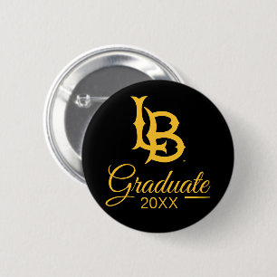 Long Beach State Logo Graduation Button