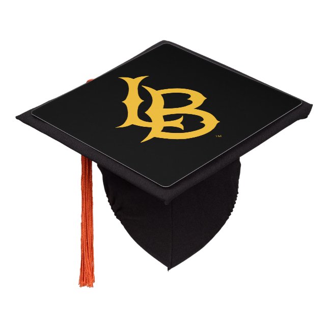 Long Beach State Logo Graduation Cap Topper (Angled)