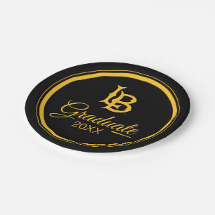 Long Beach State Logo Graduation Paper Plates