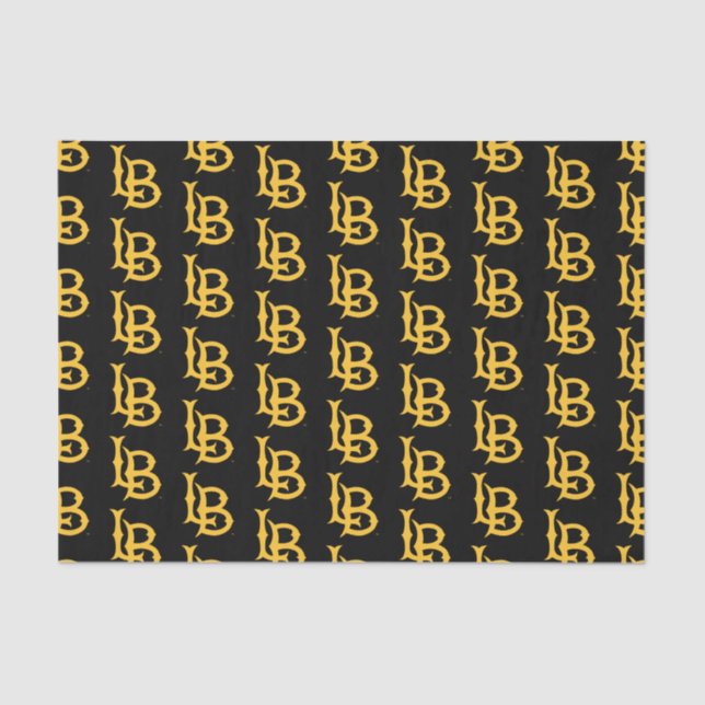 Long Beach State Logo Graduation Tissue Paper (Front)