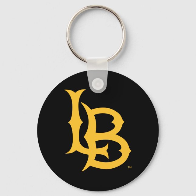 Long Beach State Logo Keychain (Front)