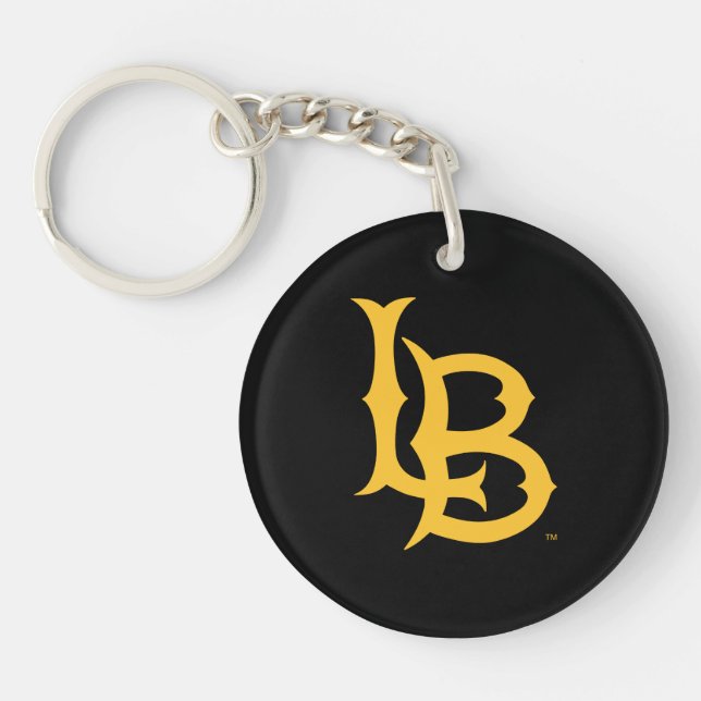Long Beach State Logo Keychain (Front)