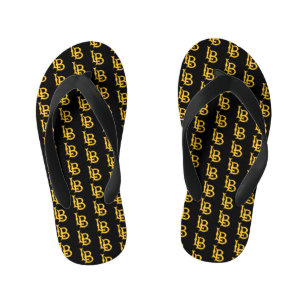 Long Beach State Logo Kid's Flip Flops