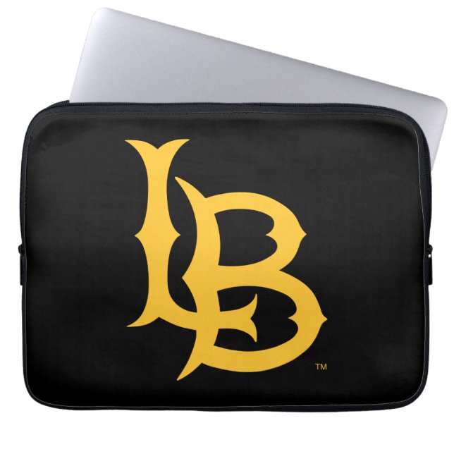 Long Beach State Logo Laptop Sleeve (Front)