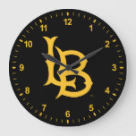 Long Beach State Logo Large Clock at Zazzle