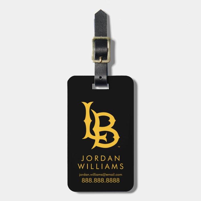 Long Beach State Logo Luggage Tag Zazzle Com