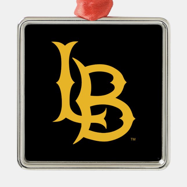 Long Beach State Logo Metal Ornament (Front)