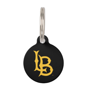 Long Beach State Logo Pet ID Tag
