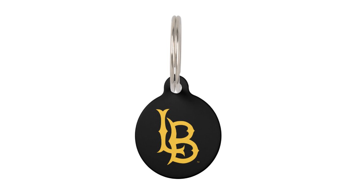 Long Beach State Logo Pet Id Tag Zazzle Com