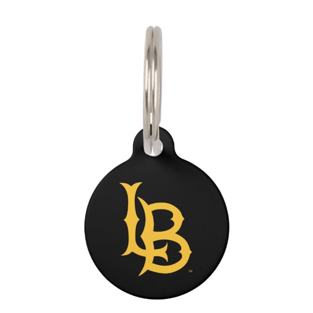 Long Beach State Logo Pet ID Tag (Front)