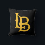 Long Beach State Logo Throw Pillow<br><div class="desc">Check out these California State University Long Beach designs! Show off your California State Pride with these new University products. These make the perfect gifts for the Long Beach student, alumni, family, friend or fan in your life. All of these Zazzle products are customizable with your name, class year, or...</div>