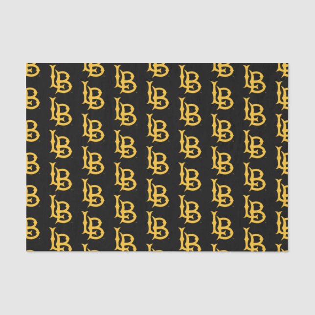 Long Beach State Logo Tissue Paper (Front)