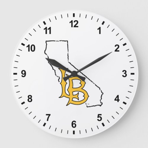 Long Beach State Love Large Clock