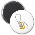 Long Beach State Love Magnet at Zazzle