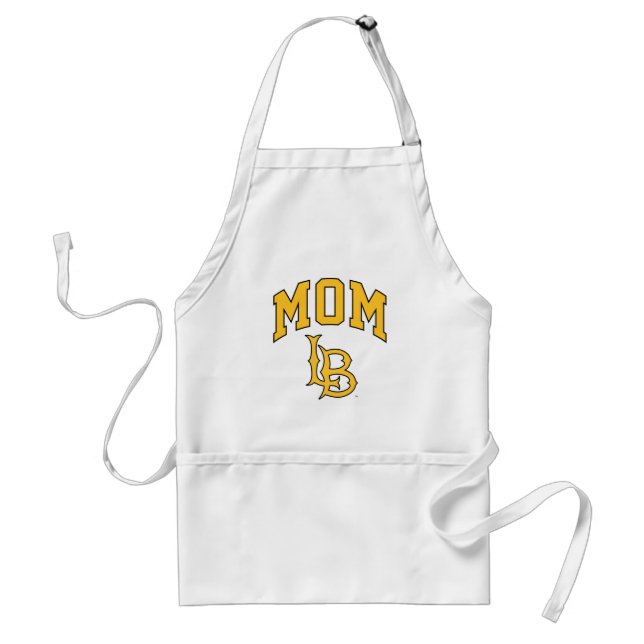 Long Beach State Mom Adult Apron (Front)