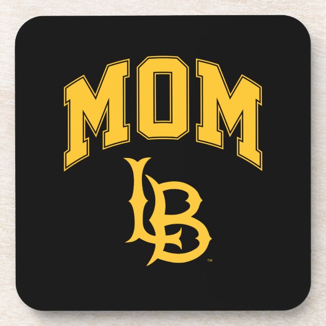 Long Beach State Mom Beverage Coaster (Front)