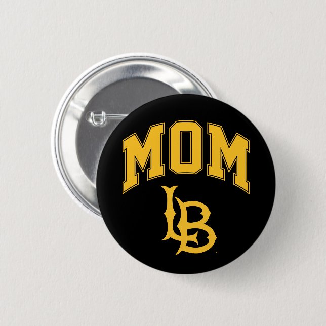 Long Beach State Mom Button (Front & Back)