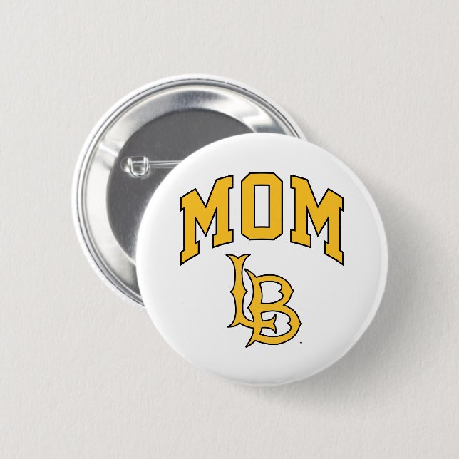 Long Beach State Mom Button (Front & Back)