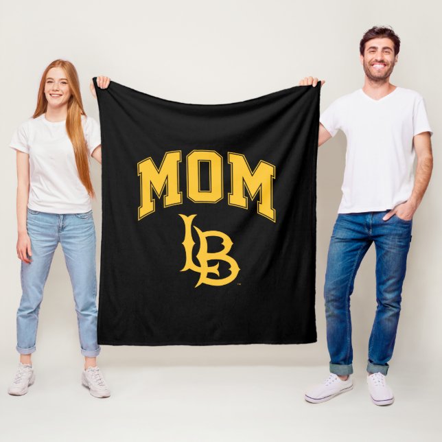 Long Beach State Mom Fleece Blanket (In Situ)