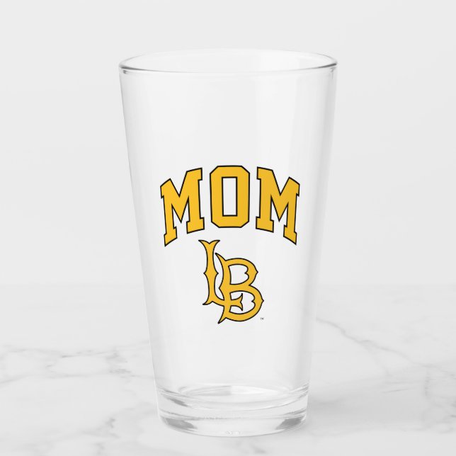 Long Beach State Mom Glass (Front)