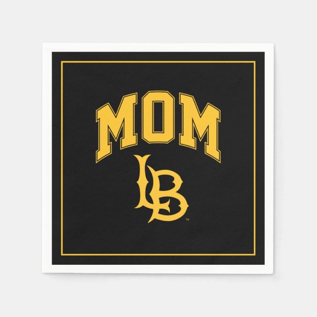 Long Beach State Mom Napkins (Front)