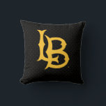 Long Beach State Polka Dots Throw Pillow<br><div class="desc">Check out these California State University Long Beach designs! Show off your California State Pride with these new University products. These make the perfect gifts for the Long Beach student, alumni, family, friend or fan in your life. All of these Zazzle products are customizable with your name, class year, or...</div>