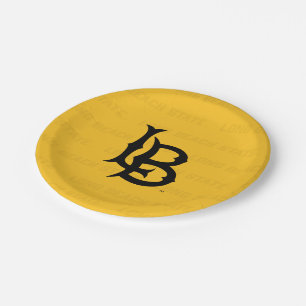 Long Beach State Watermark Paper Plates