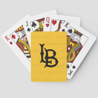 Long Beach State Watermark Poker Cards