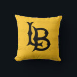Long Beach State Watermark Throw Pillow<br><div class="desc">Check out these California State University Long Beach designs! Show off your California State Pride with these new University products. These make the perfect gifts for the Long Beach student, alumni, family, friend or fan in your life. All of these Zazzle products are customizable with your name, class year, or...</div>