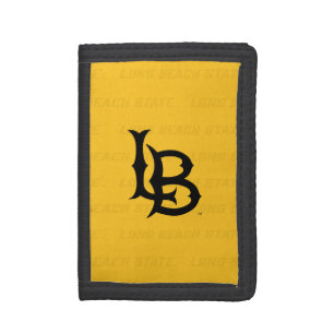Long Beach State Watermark Tri-fold Wallet