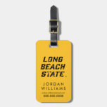 Long Beach State Wordmark Distressed Luggage Tag at Zazzle