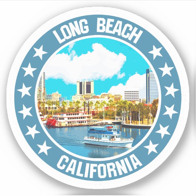 Long Beach Sticker (Front)