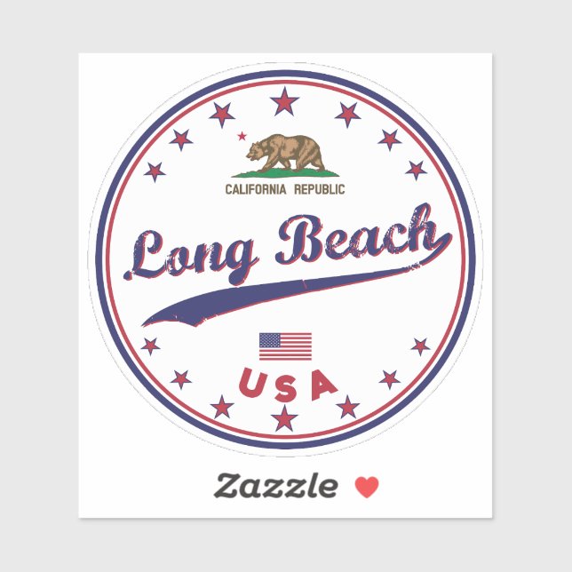 Long Beach Sticker (Sheet)
