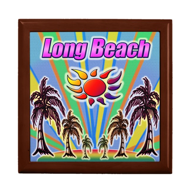 Long Beach Summer Love Giftbox Jewelry Box (Front)