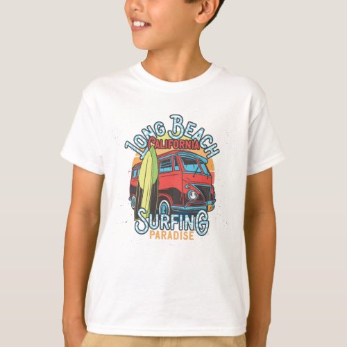 LONG BEACH SURFING T_Shirt