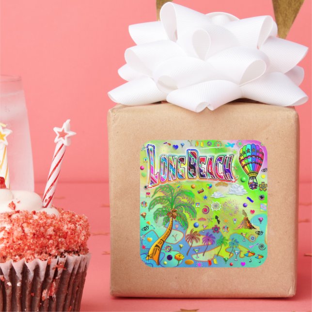 Long Beach Timeless Melody Sticker (Party)