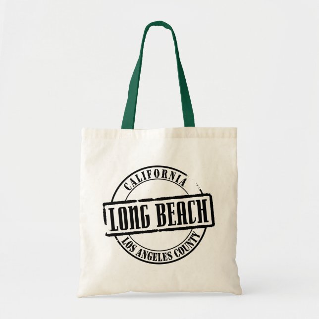 Long Beach Title Tote Bag (Front)