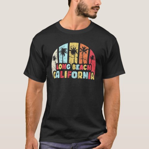 Long Beach Vintage California Beach Retro Long Bea T_Shirt