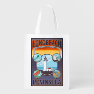 Long Beach, WashingtonTravel Grocery Bag
