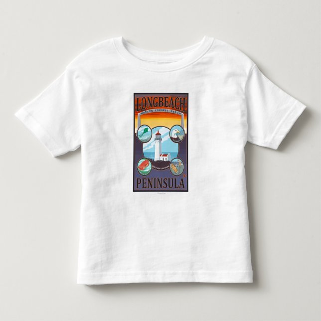 Long Beach, WashingtonTravel Toddler T-shirt (Front)