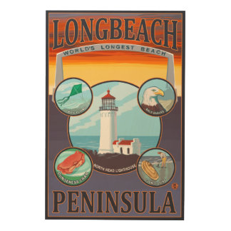 Long Beach, WashingtonTravel Wood Wall Decor