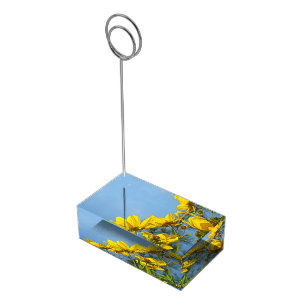 Long-Bracted Tickseed Sunflower Wildflower Place Card Holder