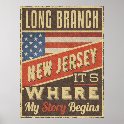 Long Branch New Jersey Poster